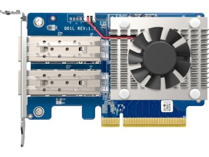 QNAP QXG-10G2SF-NXE - 2x 10GbE SFP+, low-profile, PCIe Gen3 x8