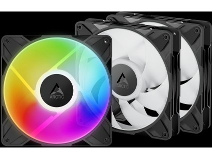 ARCTIC P14 Pro A-RGB (3 kusy) - 140mm A-RGB PWM ventilátor s rozdělovačem kabelů