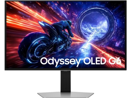Samsung Odyssey OLED G6/G60SF/27"/OLED/QHD/500Hz/0,03ms/Stříbrná/2R