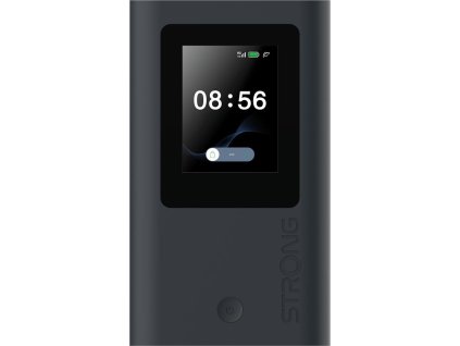 STRONG 5G MIFI AX1800/ Wi-Fi standard 802.11ax/ 574 Mbps@2.4 GHz/ 1201Mbps@5GHz/ 1x nano SIM slot/ 1x USB-C/ černý