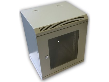 10" rack jednodílný 9U/280 DATACOM šedý Skl.dv.