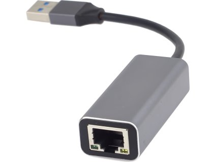 PremiumCord adaptér USB3.0 -> LAN RJ45 ETHERNET 10/100/1000 MBIT Aluminium