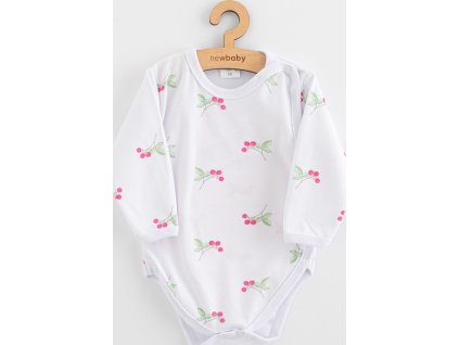 Kojenecké celorozepínací body New Baby Classic II raspberry 68 (4-6m)