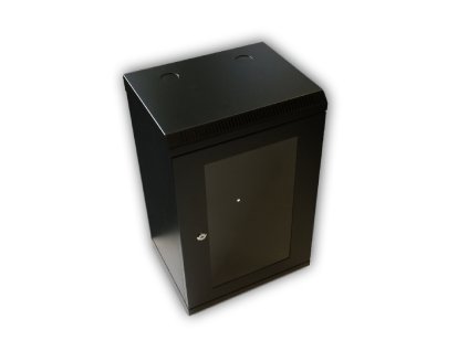 10" rack jednodílný 12U/280 DATACOM černý Skl.dv.