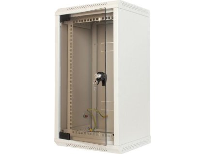 Triton 10" - 10U nebo 19" - 5U, rozvaděč jednodílný, 260mm celoskleněné dveře