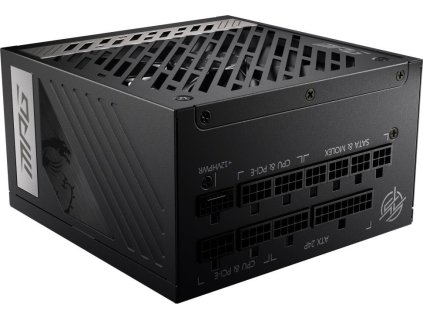 OPRAVENÉ - MSI zdroj MPG A850G PCIE5/ 850W/ ATX3.1/ akt. PFC/ 10 let záruka/ 135mm ventilátor/ plně modulární/ 80PLUS Go...