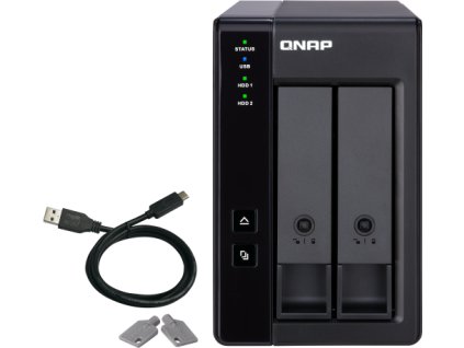 QNAP TR-002 rozšiřovací jednotka pro PC či QNAP NAS (2x SATA / 1x USB 3.1 typu C - Gen 2)