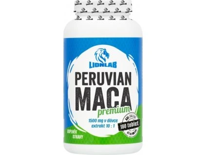 Lionlab Peruvian Maca Premium XXL (Varianta 180 tbl)