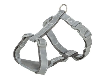 Reflexní H-postroj PREMIUM Reflect, grafit