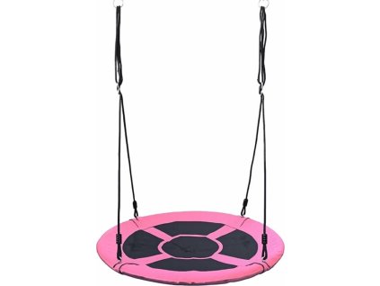 Houpací kruh čapí hnízdo 100 cm Baby Mix růžový