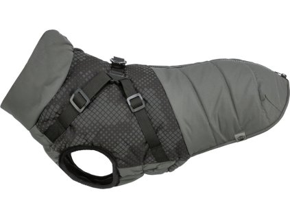 Reflexní obleček PONTIS - vesta s postrojem, šedá