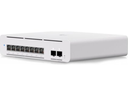 Ubiquiti UniFi Switch Pro XG 8 PoE - 8x 10GbE, 2x SFP+, Etherlighting, 8x PoE++ (PoE budget 155W)