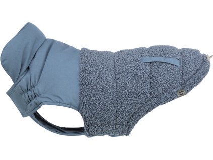 Zimní vesta AJOU s kožíškem, modrá