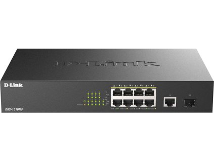 D-Link DGS-1010MP/E 10x 1000 Desktop PoE+ Switch