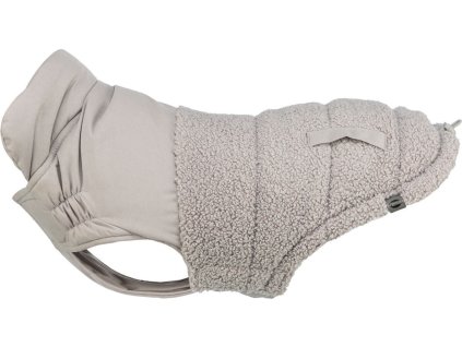 Zimní vesta AJOU s kožíškem, šedá