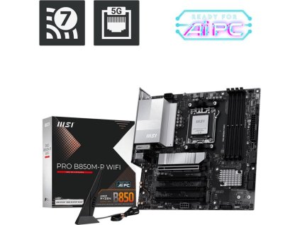MSI PRO B850M-P WIFI/AM5/mATX