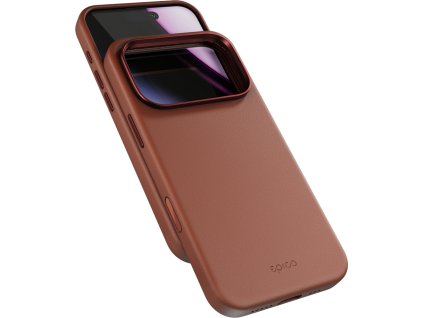 Epico Leather Mag+ Case iPhone 17 Pro Max - hnědá