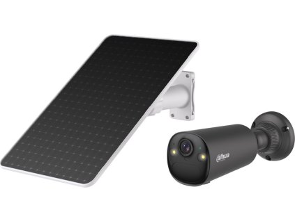 DAHUA IP kamera KIT/BF4CA-4G/ Bullet/ 4G/ 4Mpix/ objektiv 2,1mm/ H.265/ krytí IP66/ IR až 20m + 8W solární panel (černý)