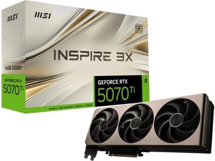 MSI RTX 5070 Ti 16G INSPIRE 3X OC