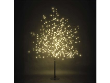 LED svítící stromek, 120 cm, venkovní i vnitřní, teplá bílá, časovač