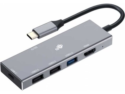 TB USB-C 7v1 adapter USB 3.0, 2xUSB 2.0, HDMI, PD, SD/TF