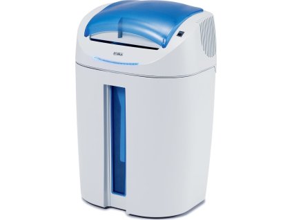 KOBRA skartovač +2 SS4/ proužkový řez 3,8 mm/ A4/ kapacita 19 listů/ objem koše 38l/ stupeň utajení P2/ modro-bílý