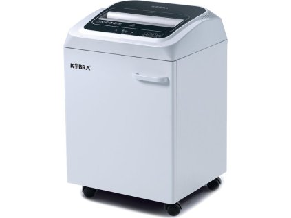 KOBRA skartovač 245 TS HS-6/ příčný řez 0,8 x 5 mm/ A4/ kapacita 4 listy/ objem koše 40l/ stupeň utajení P7/ šedý