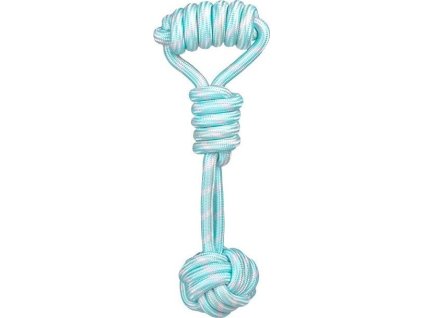 Hr. HUHU Pretahovadlo dvojity uzel krouceny stred provaz sede