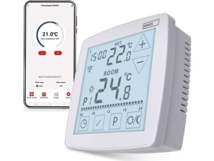 Pokojový programovatelný drátový WiFi GoSmart termostat P56S01