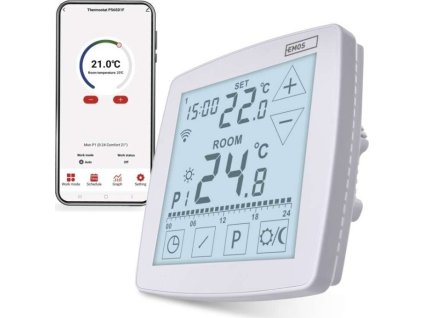 Podlahový programovatelný drátový WiFi GoSmart termostat P56S01F