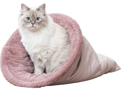 Vánoční sametový vak LIVIA Soft, o 40 × 60 cm, starorůžová