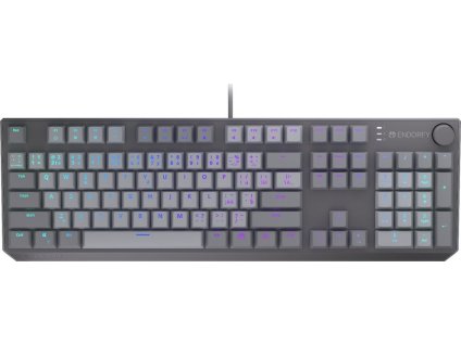 Endorfy mechanická klávesnice Thock V2 / drátová / ARGB /  red sw. / USB / num. kl. / CZ/SK layout