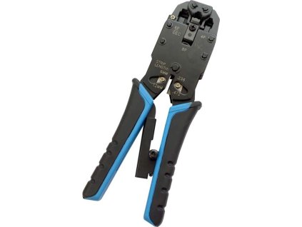 W-Star Kleště UTP RJ45/ RJ12/RJ11 PROFI s ráčnou bez ořezávače izolace