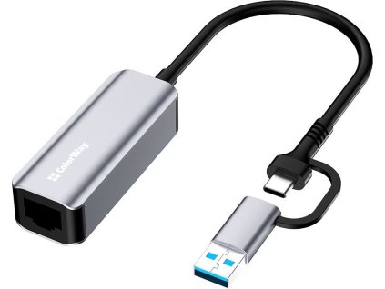 Colorway Adaptér USB-C nebo USB-A na RJ45/ 18cm