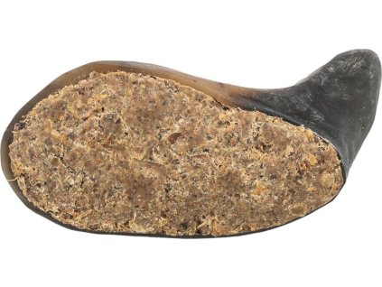 Buffalo Horn, buvolí roh plněný buvolí rohovinou a šlachou,  10-14 cm