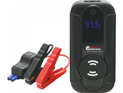 Powerbanka s funkcí JUMP STARTER 8.000mAh 1000A s Qi bezdrátovým nabíjením