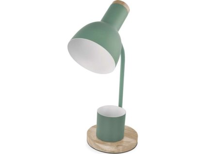 Stolní lampa POPPY na žárovku E27, zelená