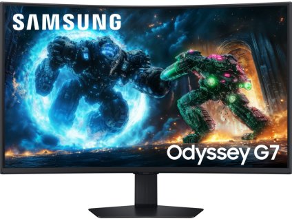 Samsung Odyssey G7 37"/ G75SF / Prohnutý / 4K 3840×2160 / 16:9 / VA / 1ms / 165Hz / HDMI / DP / USB / VESA