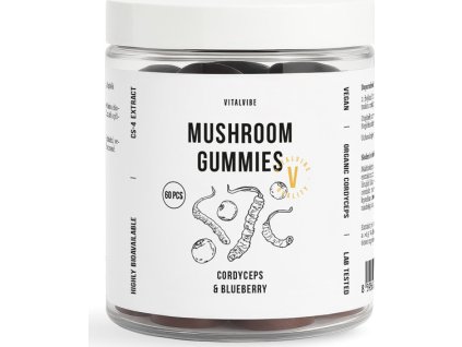 Vitalvibe Mushroom Gummies Cordyceps & Blueberry