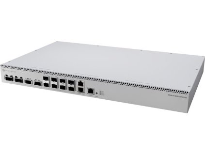MikroTik Cloud Switch CRS812-8DS-2DQ-2DDQ-RM, 4x 2GHz CPU, 2x SFP+, 8x SFP56, 2x QSFP56, 2x QSFP56-DD, 2x PSU, L6
