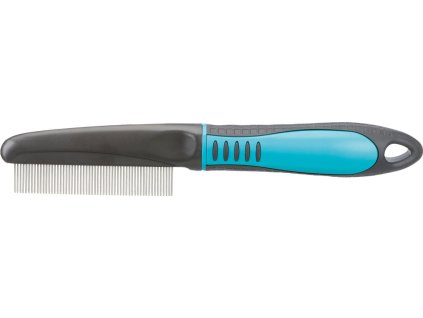 Hřeben středně hustý s protiskluzovou rukojetí 22 cm