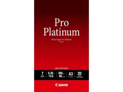 Canon PT-101, A3 fotopapír lesklý, 20ks, 300g/m