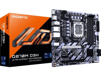 GIGABYTE Q870M D3H/LGA 1851/mATX