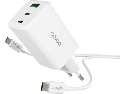 Epico GaN 65W adaptér EA65 s 1,2 m USB-C kabelem