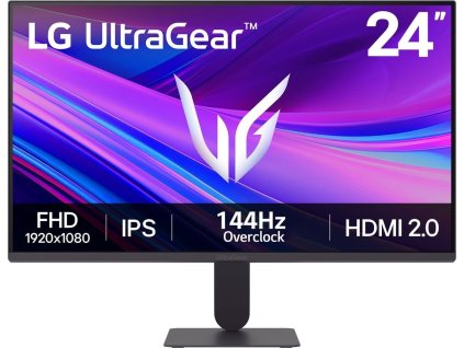 LG monitor 24G411A-B  IPS 23,8"/ 1920x1080 / 144Hz/ 250cdm / 5ms/ 1500:1/DP/HDMI/G-SYNC Compatible/ FreeSync