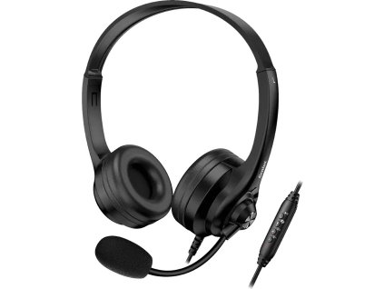 GENIUS headset HS-235U/ USB/ Copilot/ délka kabelu 2,4 m