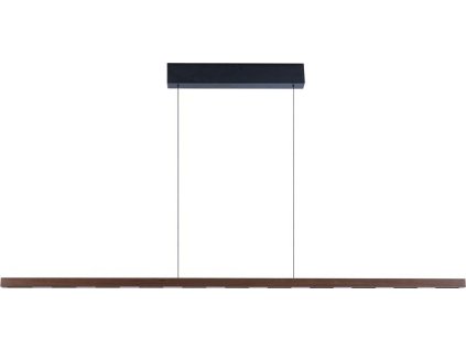 IMMAX NEO MADEIRA lineár osvětlení, dřevo ořech, 157cm, stmívatelné senzorem
