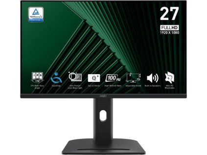 MSI Pro/MP275PG/27"/IPS/FHD/100Hz/1ms/Černá/3R