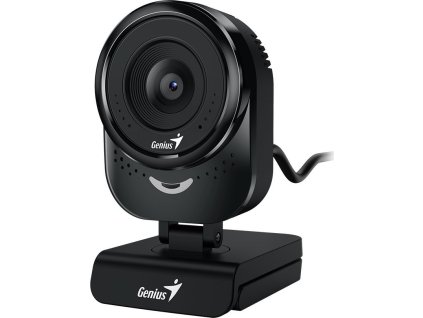 GENIUS FaceCam 1000X Q Black/ 720p HD/ 360° rotace/ 90° náklon/ USB 2.0/ UVC/ mikrofon/ černá