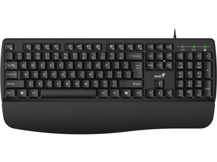 GENIUS KB-123/ Drátová s předložkou/ Copilot/ USB/ černá/ CZ+SK layout